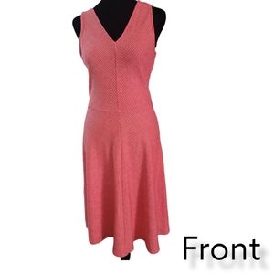 GAP Salmon Color Bias Cut Knit Dress Medium